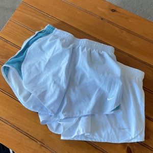 2 pairs girls nike dri-fit shorts